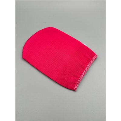 Bath Towel Мочалка-варежка для душа с пилинг-эффектом, уплотненная, малиновый