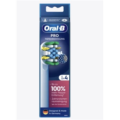Oral-B Aufsteckbursten PRO Tiefenreinigung, 4 St Насадки-щетки для глубокой очистки PRO, 4 шт.