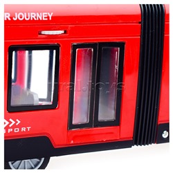 Трамвай 1:16 (свет, звук) на батарейках, в коробке