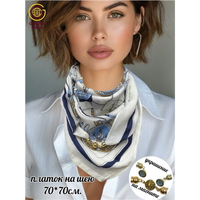 Платок на шею с украшением Артикул 2455/14