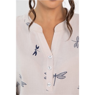 Блуза Флоретта (бежевая) Б13974-20М