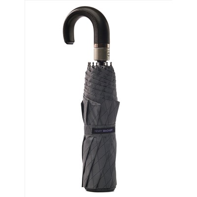 G46301 (Ромбы на сером) Зонт мужской автомат Henry Backer