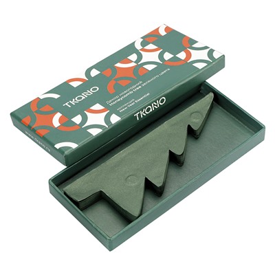 Декор новогодний Honeycomb tree зеленого цвета из коллекции New Year Essential, 18 см