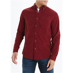 Big & Tall Long Sleeve Cord Shirt