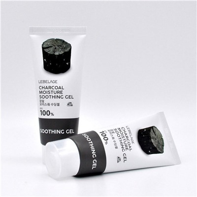 Lebelage Уценка Успокаивающий гель на основе экстракта древесного угля / Charcoal Moisture Soothing Gel, 100 мл