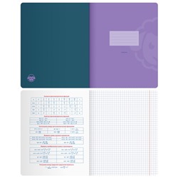 Комплект (12 шт.) предметных тетрадей 48л. BG "Monocolor. Element", ламинация soft-touch, выб. лак, 70г/м2, пенал