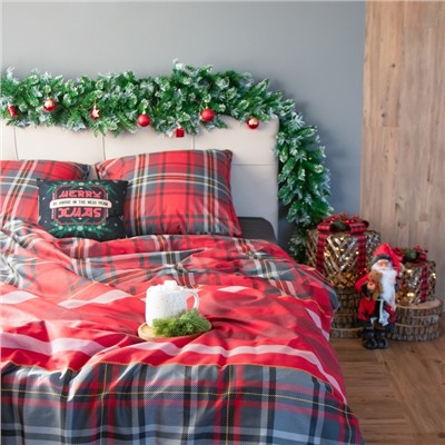 Постельное бельё "Этель" 2 сп Scottish holidays 175х215 см, 200х220 см,70х70 см -2 шт,бязь 125 г/м2