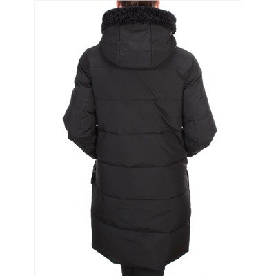2197-2 BLACK Пальто зимнее женское OLAYEETE (200 гр. холлофайбера)