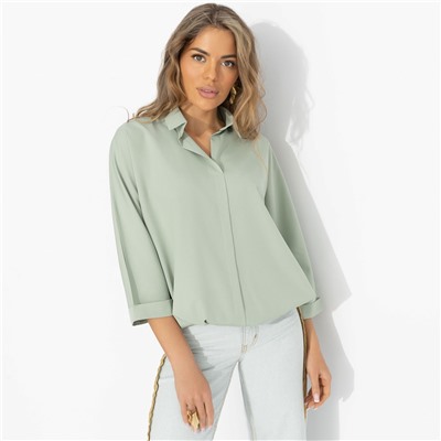 Блуза на кулиске, Твой личный тренд (хаки)