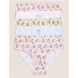 5pk Pure Cotton Disney Princess™ Knickers (2-12 Yrs)