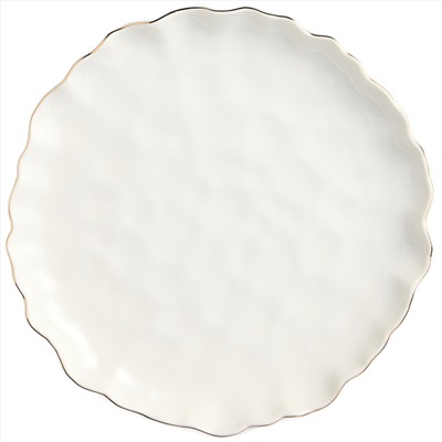 НАБОР ТАРЕЛОК ОБЕДЕННЫХ LEFARD "CHARM" 2 ШТ., 26,5*3 СМ (С ЗОЛОТОЙ ЛИНИЕЙ)