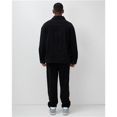 Спортивный костюм мужской весна-лето черного цвета 55040Ch