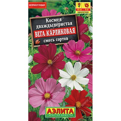 1360 Космея Вега карликовая, смесь сортов 0,3гр