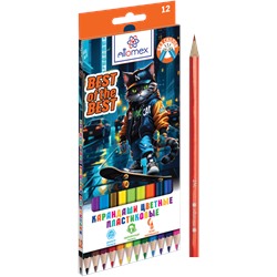 Карандаши 12цв "Attomex. Best Of The Best" 2М 2,65мм шестигранные пластик 5022549/12/Китай