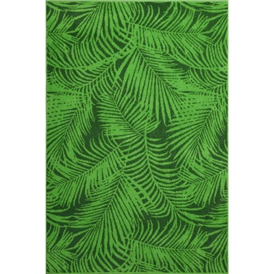 Полотенце махровое Tropical color, 50х90см, цвет зеленый, 360гр/м, хлопок
