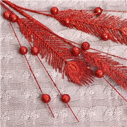 Декор «Блеск», веточка перышко, d=1 см, h=70 см, МИКС