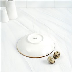 Салатник Magistro «Церера», 400 мл, d=16.2 см, фарфор, оранжевый