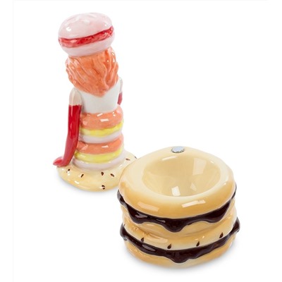 Pavone CMS-57/ 3 Подставка для яйца с солонкой «Леди»