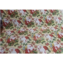 Бумага упаковочная глянцевая «Дед Мороз», 70 х 100 см