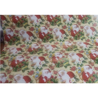 Бумага упаковочная глянцевая «Дед Мороз», 70 х 100 см