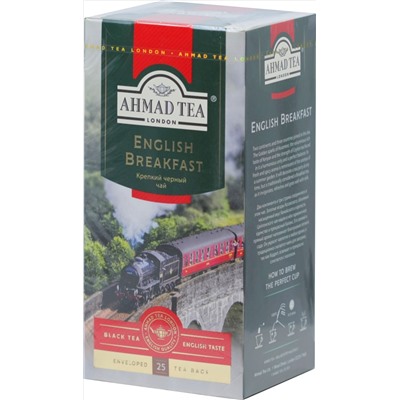 AHMAD TEA. Classic Taste. English Breakfast карт.пачка, 25 пак.