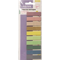 Набор закладок с/к "deVENTE. Pastel" пластик 45x12мм 10x20л 10 пастельных цветов 2011