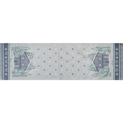 24С83-ШР 45*155 Дорожка "Шале" цв. 1 рис. 492 зеленый