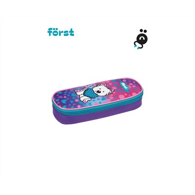 Пенал корпусный 1 отделение, 220*90*45 Först "Best friends", полиэстер