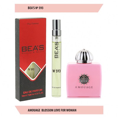 Парфюм Beas Amouage Blossom Love For Women W593 10 ml, Парфюм женский Beas W593 создан по мотивам аромата Amouage Blossom Love