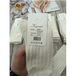 Женские носки Качество супер Натуральный Кашемир Шерсть Полиамид Размер 36-41 В упаковке 5пар цвета разные Цена 300₽