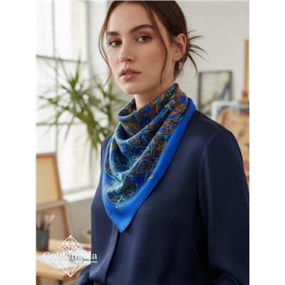 Платок шелковый Люкс "Миледи" Арт 2427/6