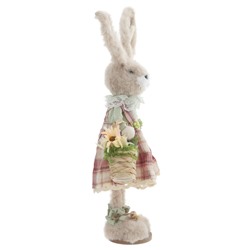 Фигурка декоративная "Зайка", L13 W10 H42 см