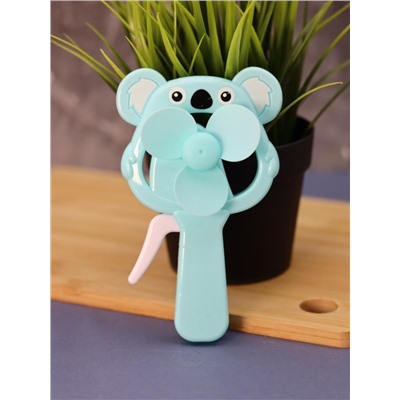 Портативный механический ручной вентилятор «Koala», mix, шоу-бокс 24 шт.