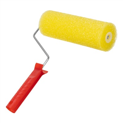 Валик "Структурный" поролоновый с ручкой, "шероховатый", 230 мм, D 80 мм, D ручки 6 мм MTX