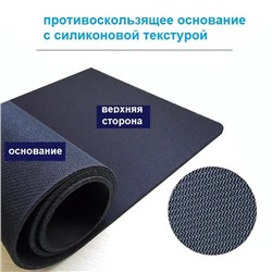 Нано коврик для сушки посуды черный 50*40см (3158)
