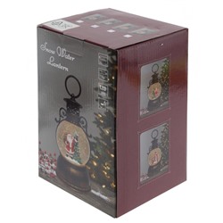 Изделие декоративное "Фонарь" (подсвет, муз, вьюга, 3хААА н/п +USB), D 10 см, L11 W11 H24 см