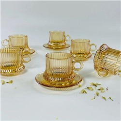 200-151 Кофейный набор 12пр. 190 мл в под.уп.(х8)Стекло