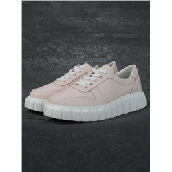 05-PDA96-2 LT. PINK Кроссовки женские (натуральная кожа)