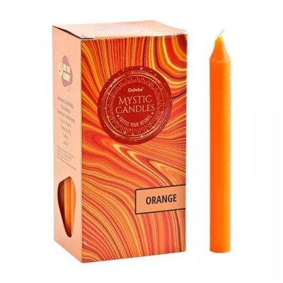 Набор мини-свечей Оранжевый (20 шт), Mystic Candles Orange Set, произв. Goloka