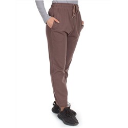 J-02 BROWN Брюки спортивные женские (85% хлопок, 15% полиэстер)