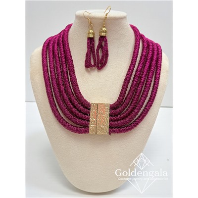 Набор бижутерии колье трансформер и серьги П5/003