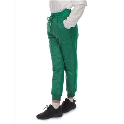 2847 GREEN Брюки спортивные зимние женские