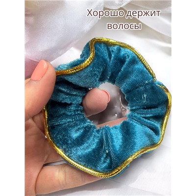 Резинка для волос объемная велюровая Р23 модель 3