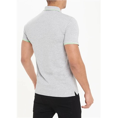 Neon Tipped Polo Shirt