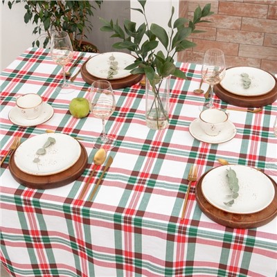 Скатерть «Этель» Нoliday decoration 149×110 см, 100% хлопок, репс 210 г/м²