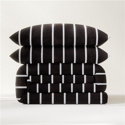 Постельное бельё Этель 2 сп Black stripes 175х215 см, 200х220 см, 70х70 см-2 шт, 100% хлопок, поплин