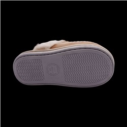 Тапочки меховые 10334 бежевые