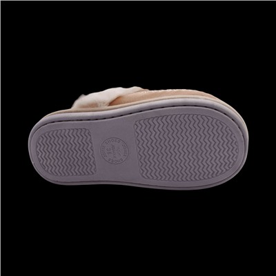 Тапочки меховые 10334 бежевые