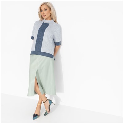 Водолазка вискозная, Фирменное приветствие (серая)