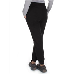 Q-05 BLACK Брюки спортивные женские (85% хлопок, 15% полиэстер)